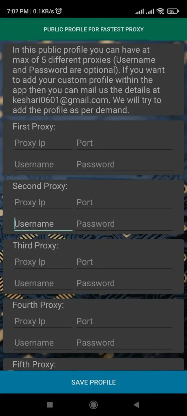 Screenshot College Proxy APK 10.2.9