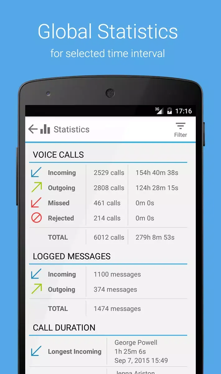 Screenshot Call Log Monitor APK v3.1.1