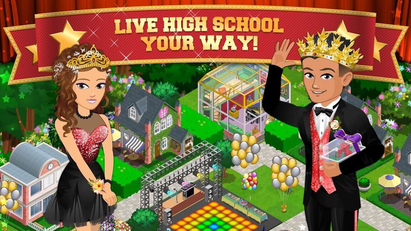 Screenshot High School Story APK