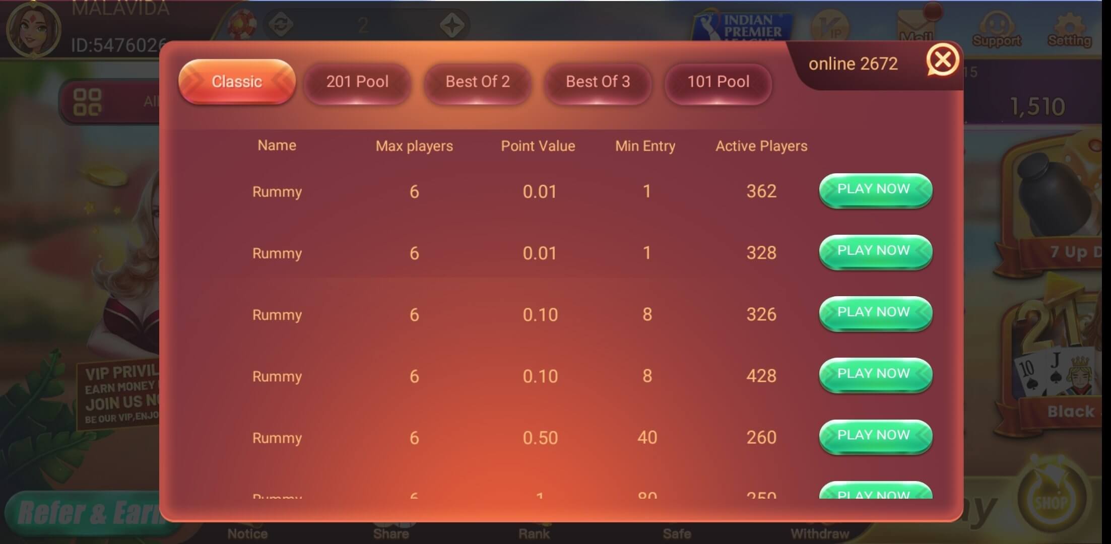 Screenshot Rummy Satta APK