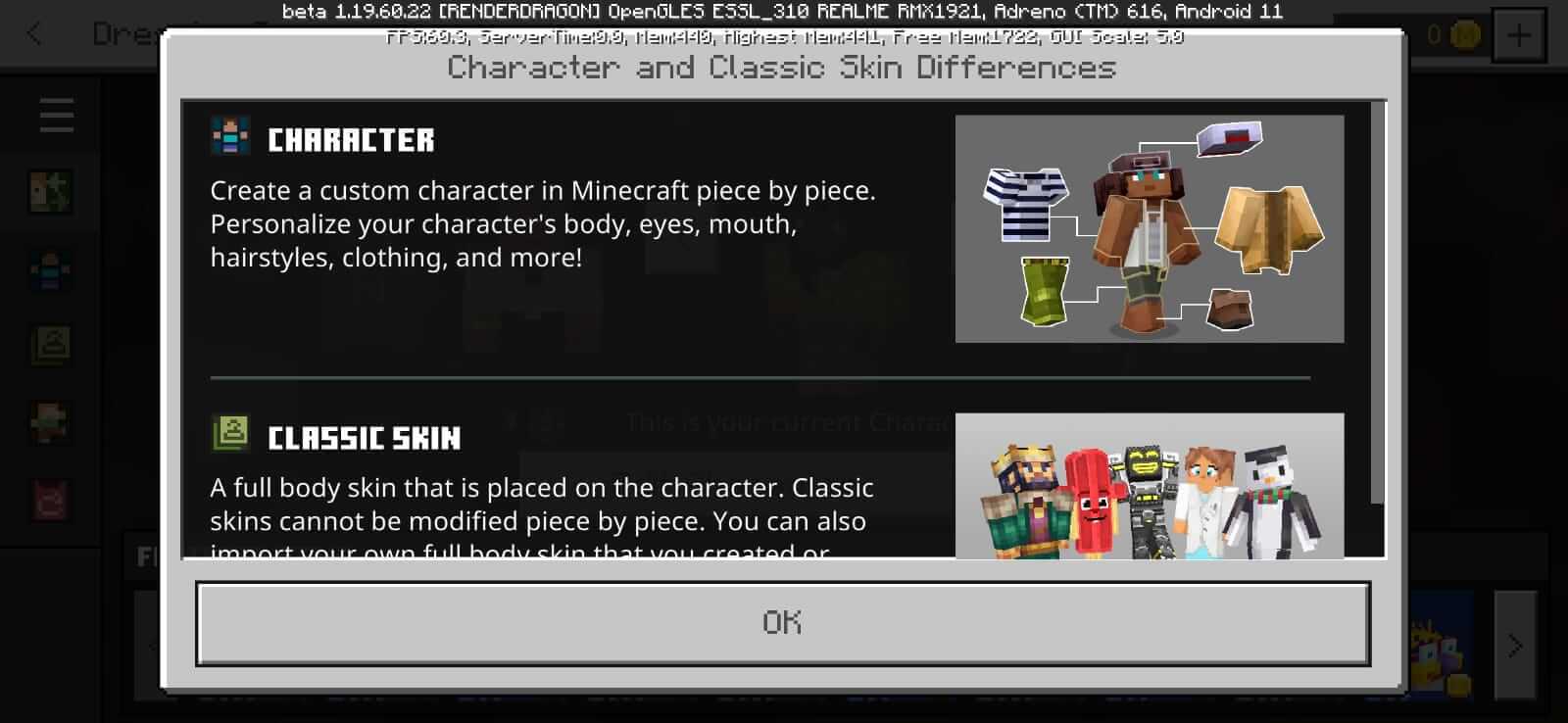 Screenshot Minecraft Java Edition APK