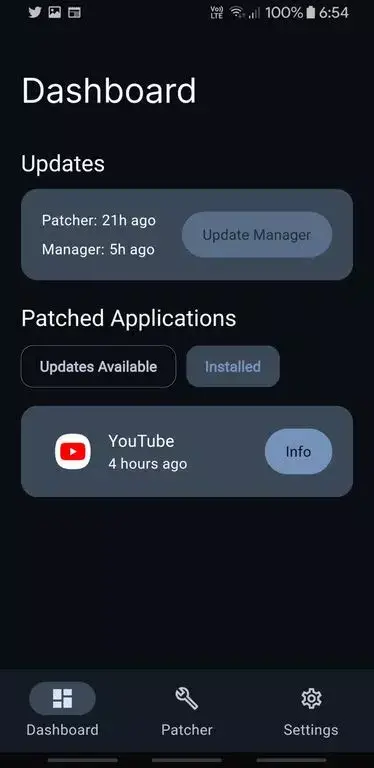 Screenshot ReVanced Manager APK 2.4.0