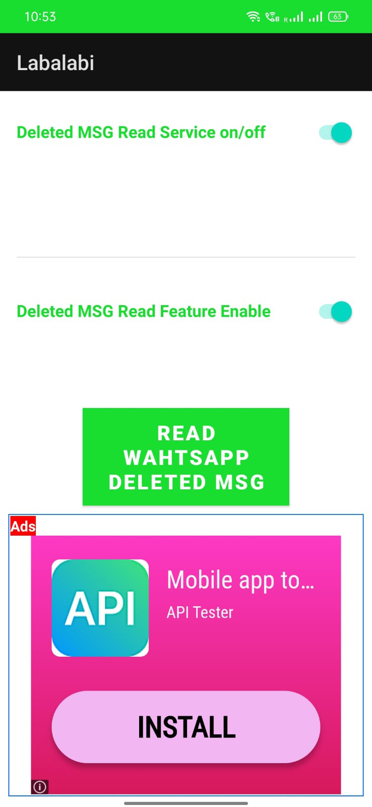 Screenshot Labalabi for WhatsApp APK