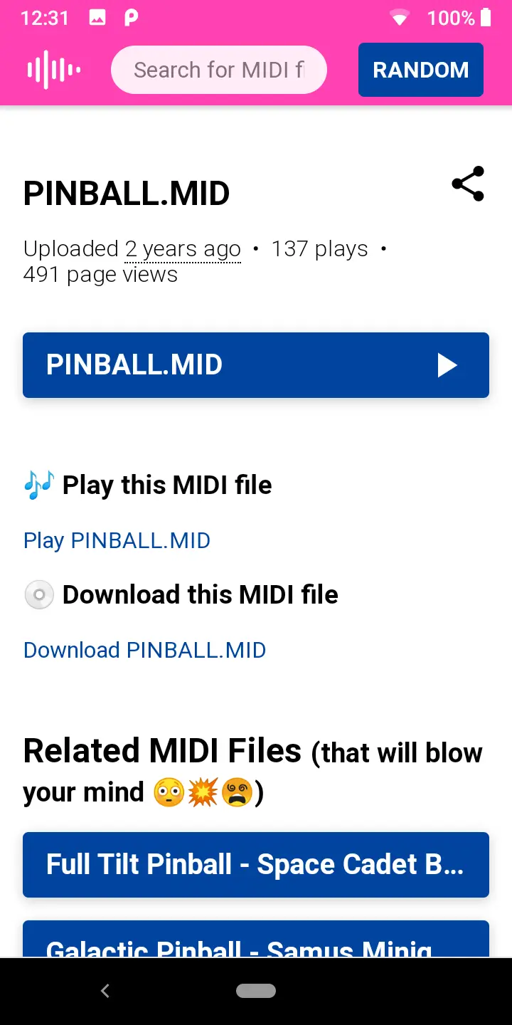 Screenshot BitMidi APK v1 untuk Android