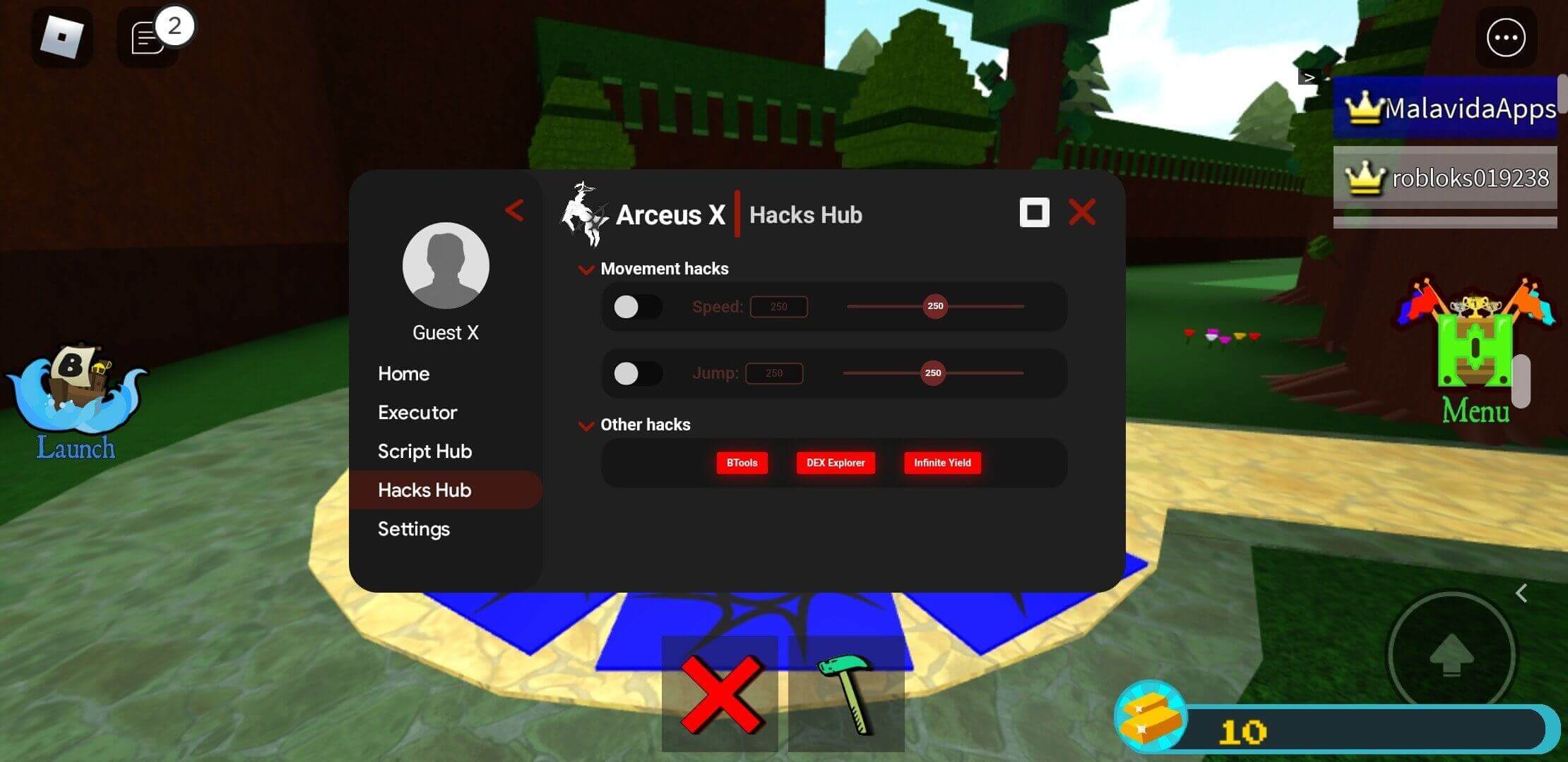 Screenshot Arceus X V3 APK v3.1.0 untuk Android