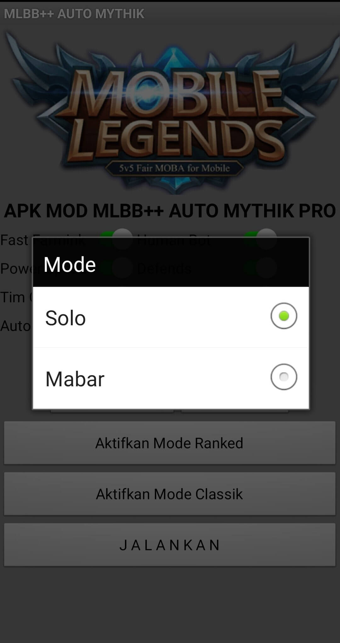 Screenshot Mobile Legends Rank Booster APK