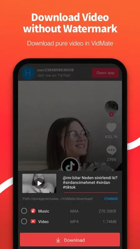 Screenshot VidMate APK v6.0102 untuk Android