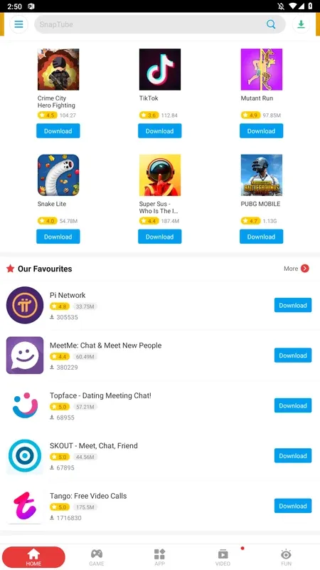 Screenshot Palmstore APK