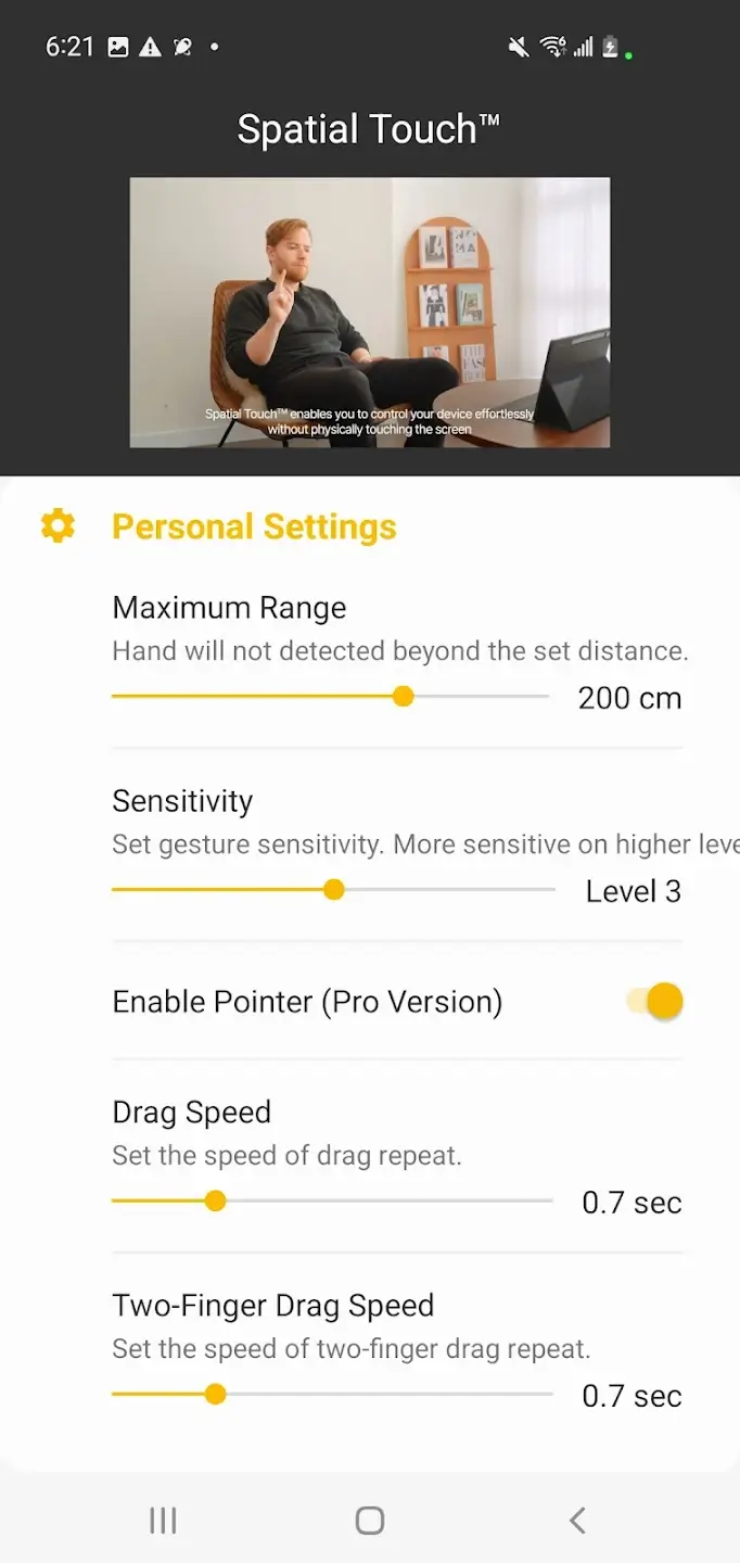Screenshot Spatial Touch APK