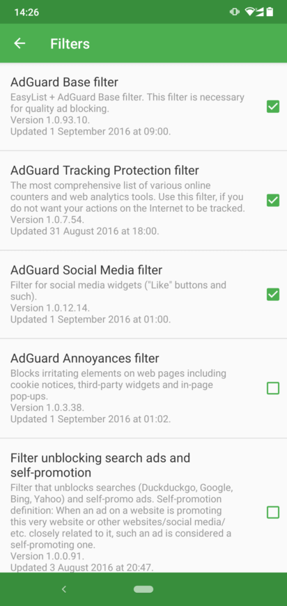 Screenshot AdGuard APK v4.14.68 untuk Android