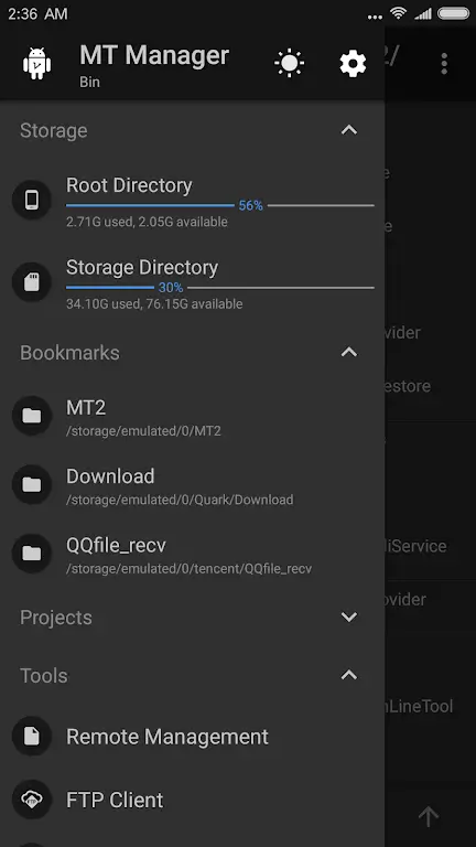 Screenshot MT Manager APK