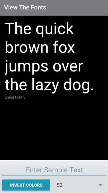 Screenshot Emoji Font 3 APK untuk Android
