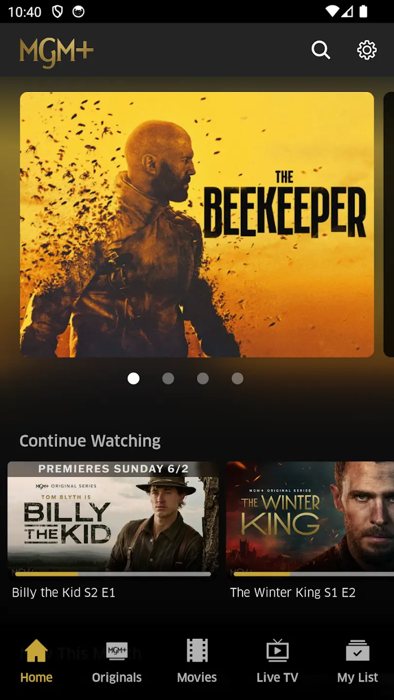 Screenshot MGM+ APK