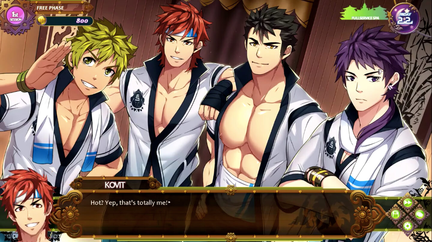 Screenshot Full Service APK v1.38: Visual Novel Seru dengan Pilihan Cerita