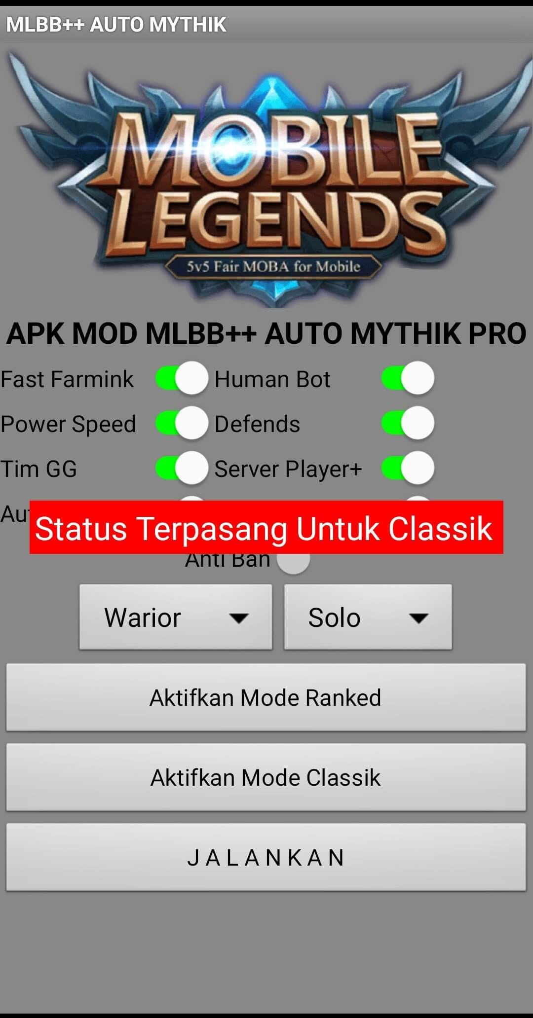 Screenshot Mobile Legends Rank Booster APK