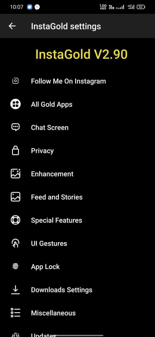 Screenshot Instagram Gold APK v13.00