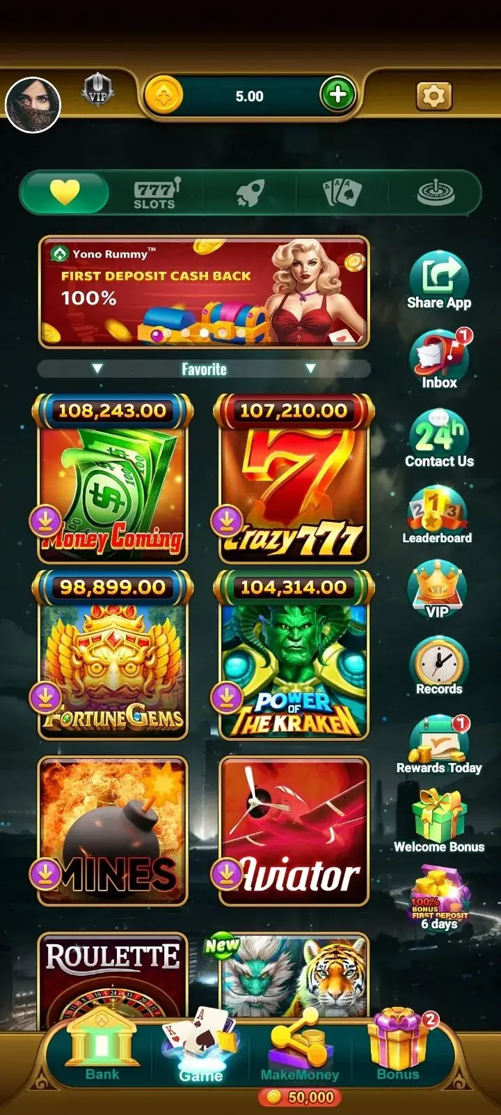 Screenshot Yono Rummy APK
