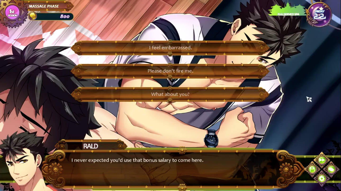 Screenshot Full Service APK v1.38: Visual Novel Seru dengan Pilihan Cerita