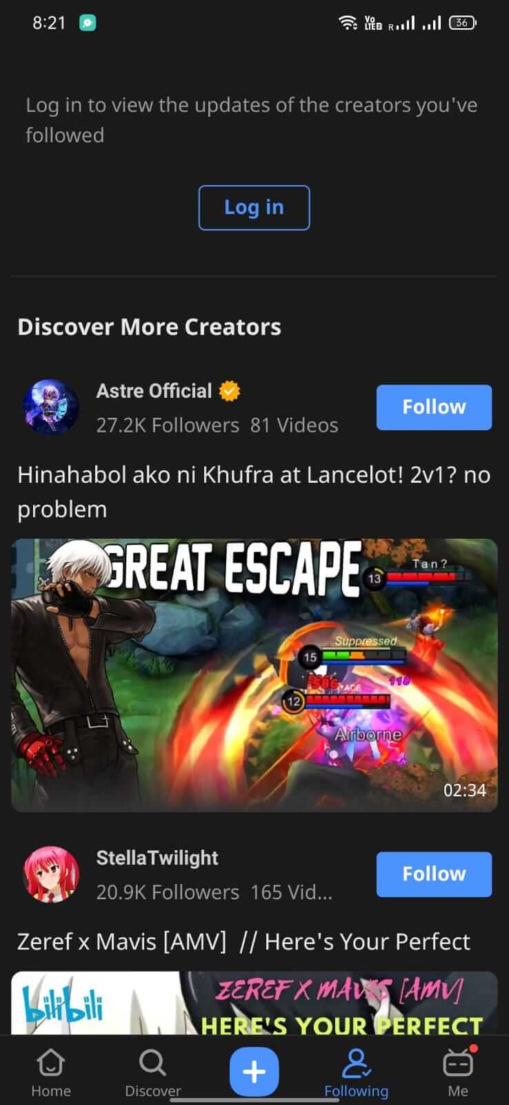 Screenshot Bstation APK (Anime Streaming)