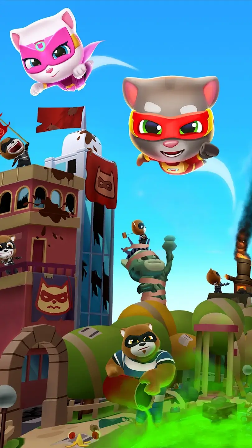 Screenshot Talking Tom Hero Dash APK
