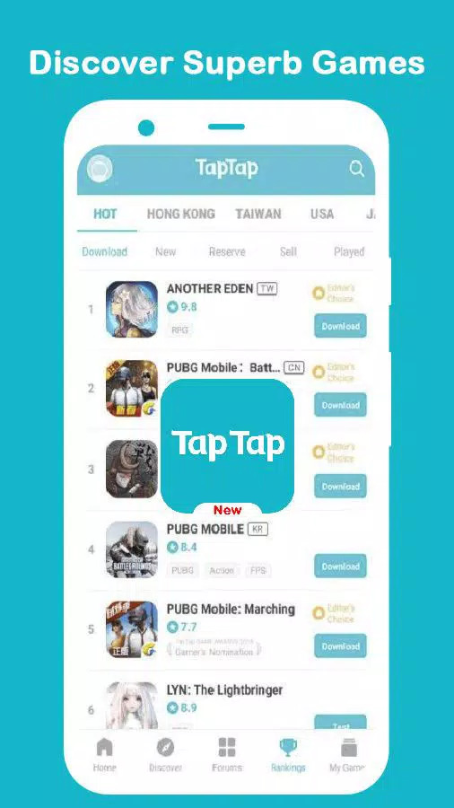 Screenshot TapTap APK v3.56.9-full.100000 untuk Android