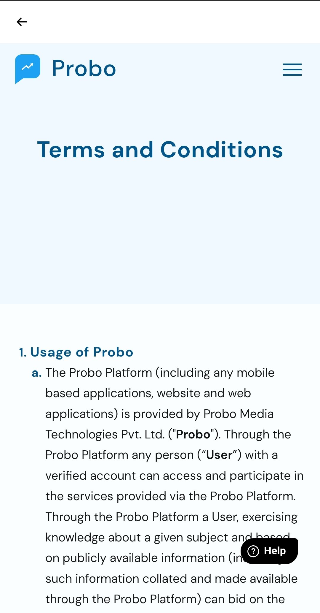 Screenshot Probo APK Download