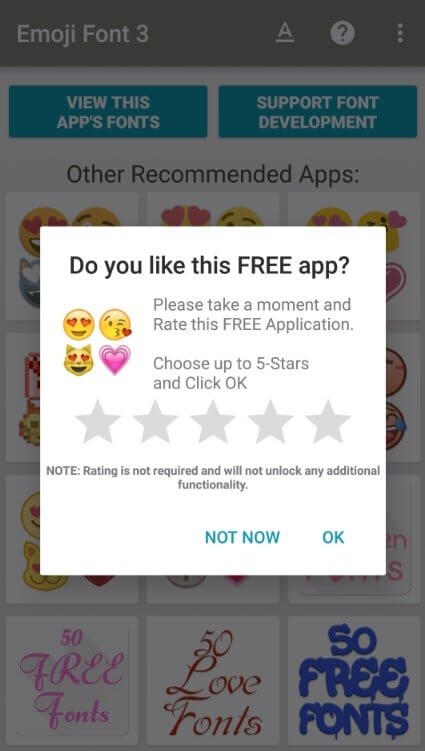 Screenshot Emoji Font 3 APK untuk Android