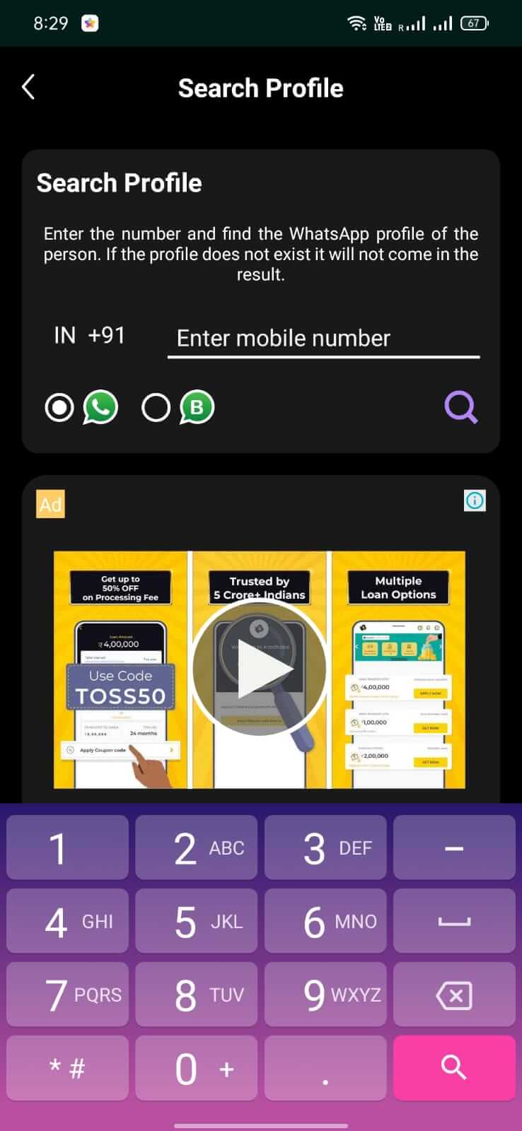 Screenshot Whats Tracker APK