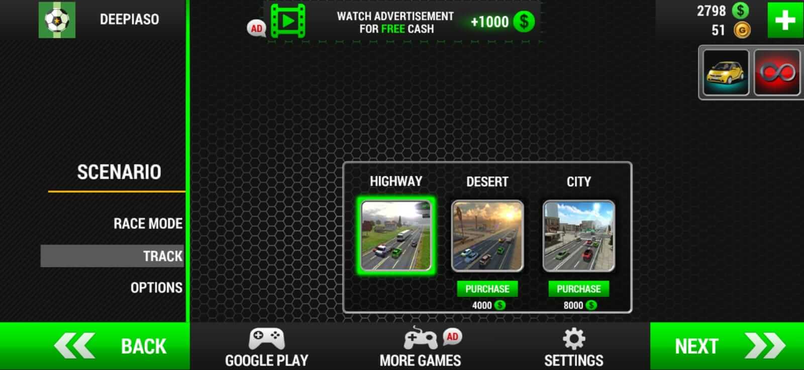 Screenshot Racing Limits APK