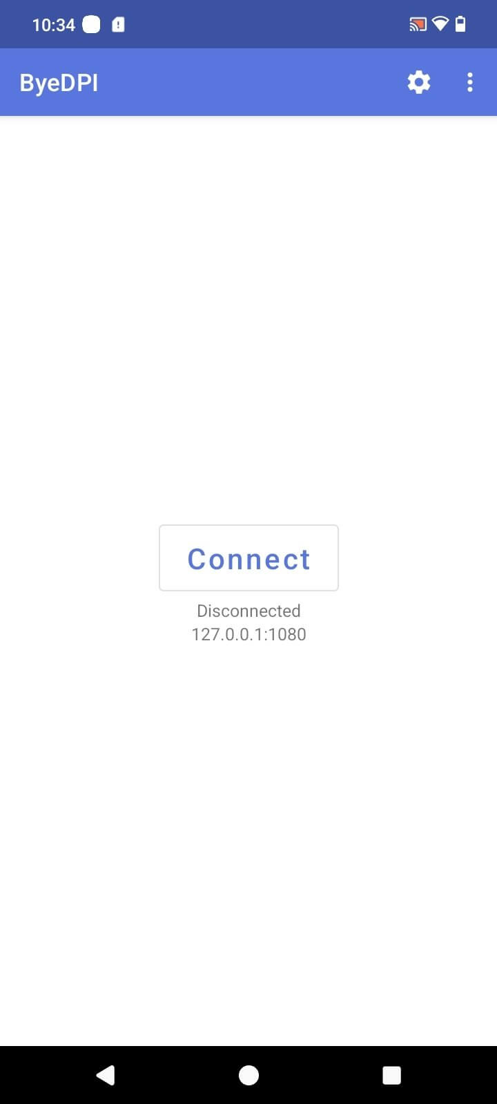 Screenshot Byedpi APK v1.2.0