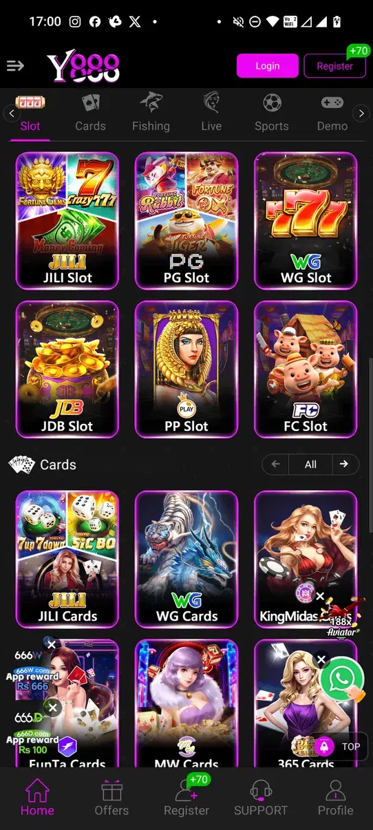 Screenshot Y888 APK