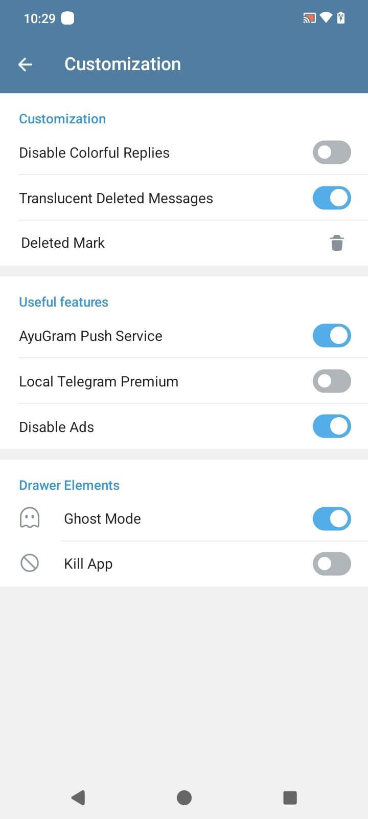 Screenshot Ayugram APK