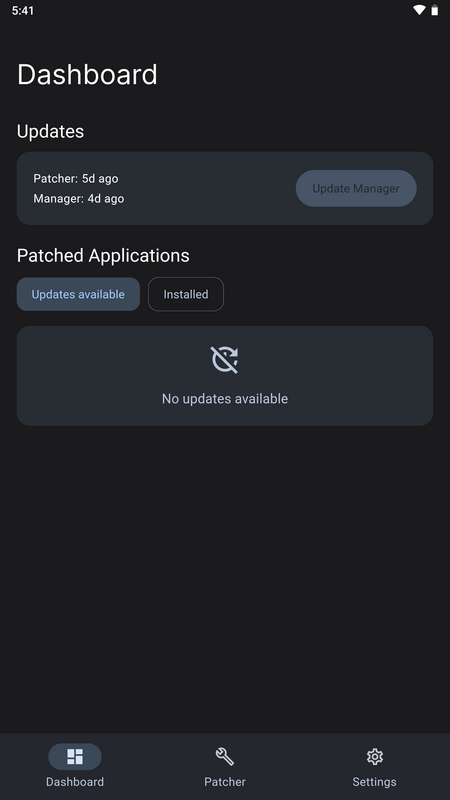 Screenshot ReVanced Manager APK 2.4.0