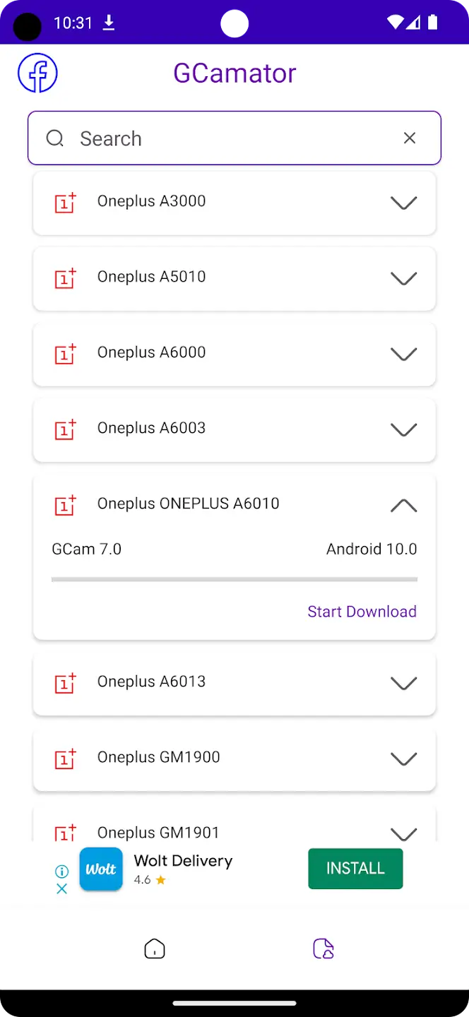 Screenshot GCamator APK