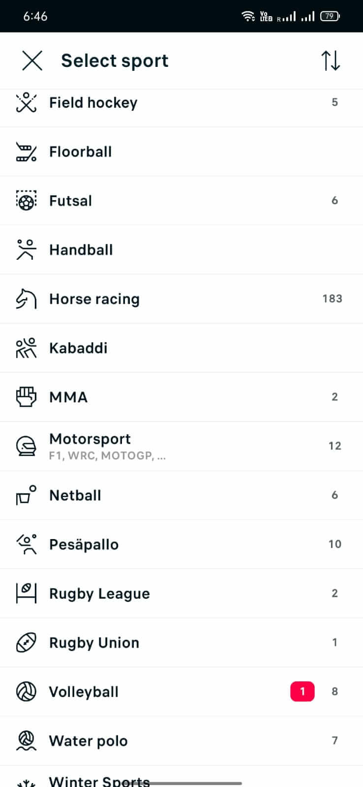 Screenshot FlashScore APK 26.4.4