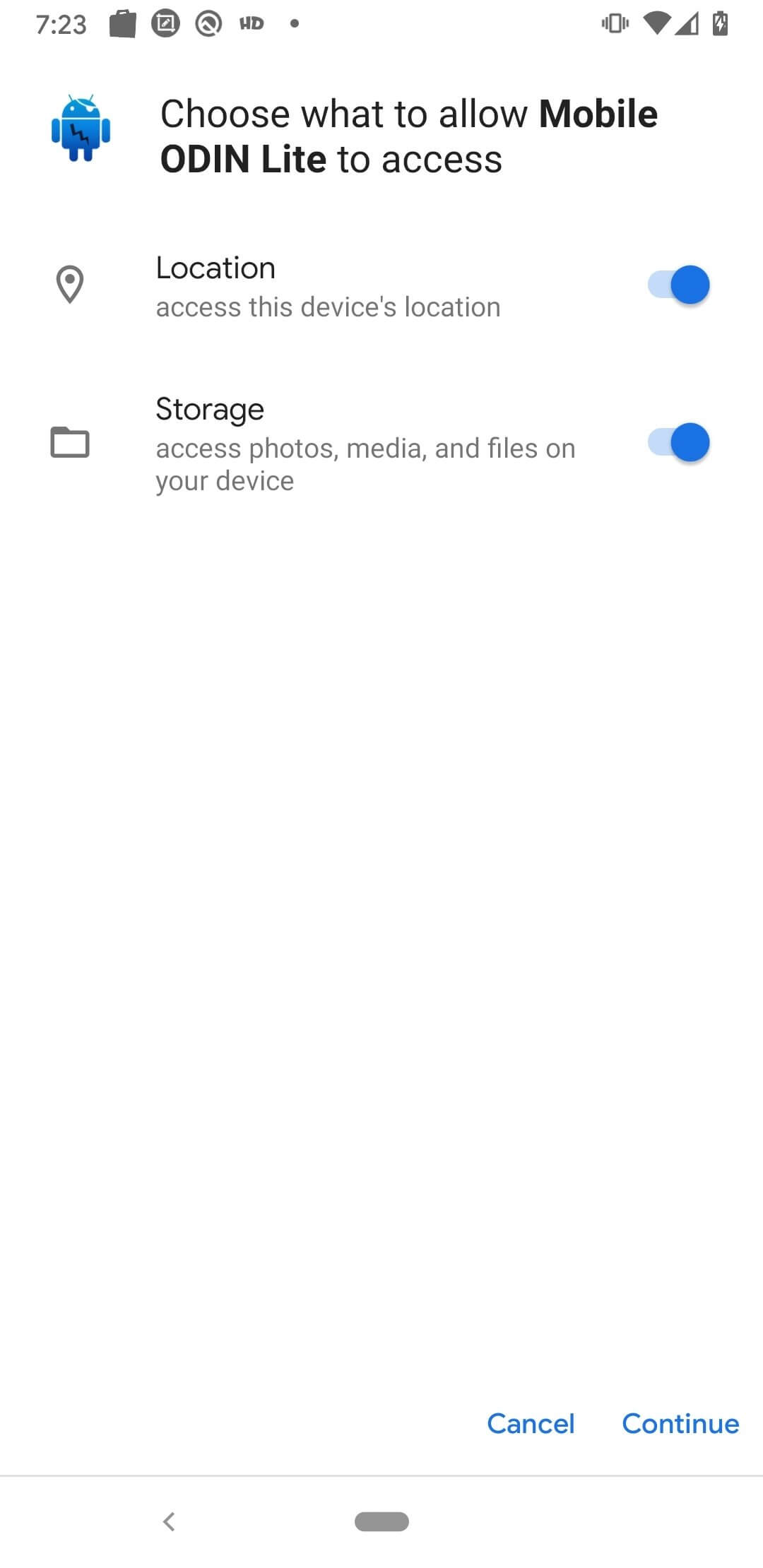 Screenshot Mobile Odin APK Download untuk Samsung