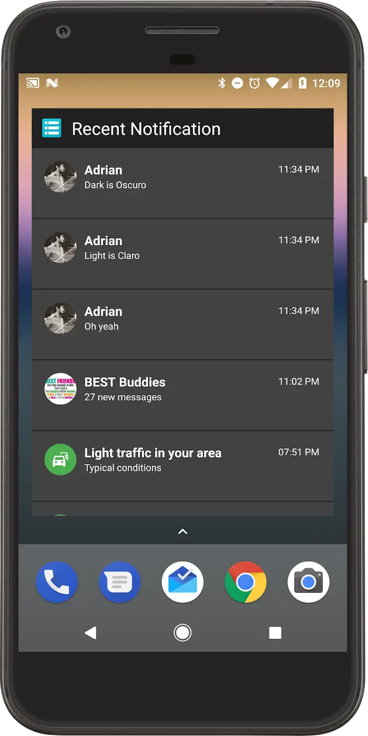 Screenshot Recent Notifications APK v3.7.0