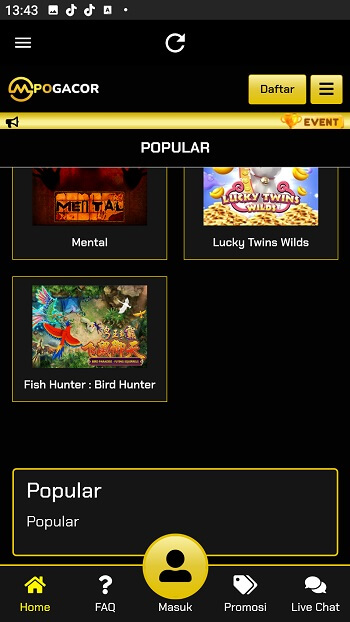 Screenshot MPOGACOR APK v7.1