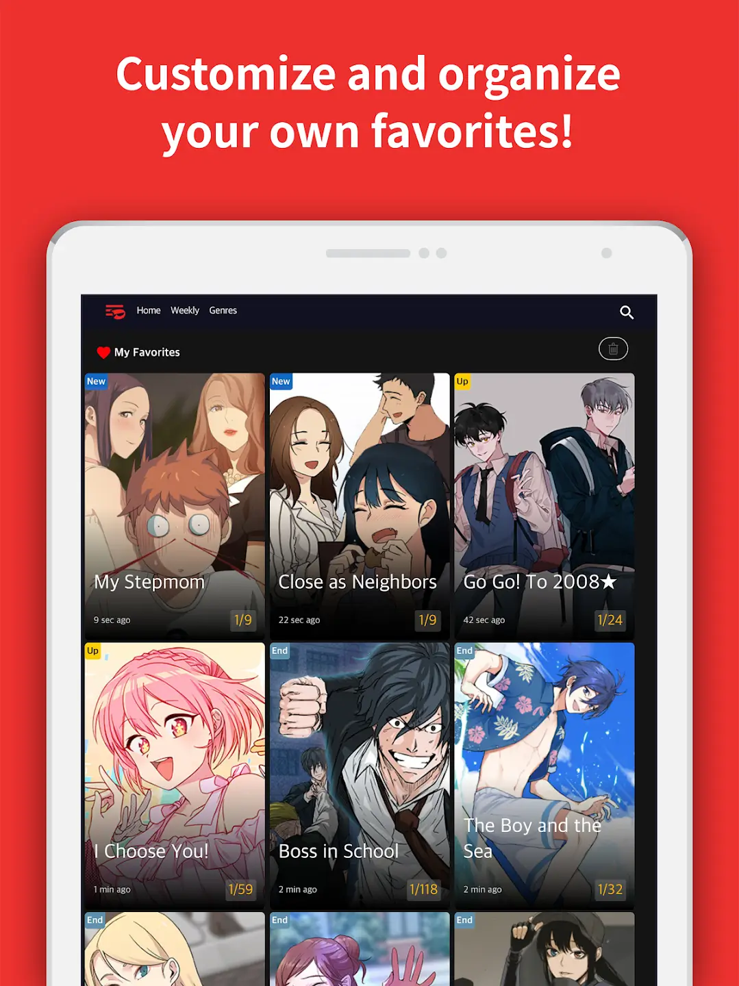 Screenshot Toomics APK