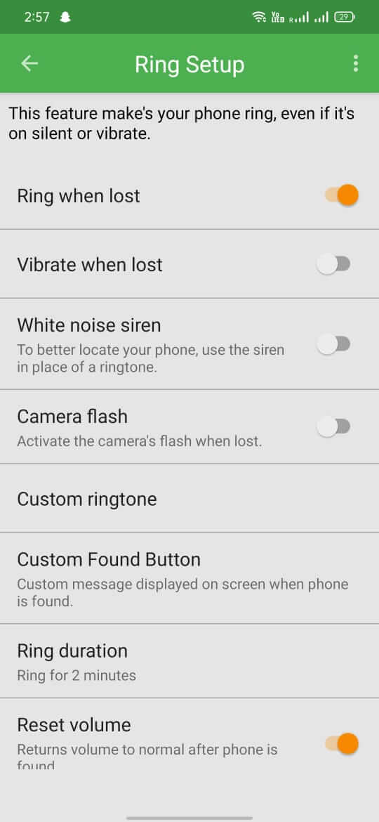 Screenshot Wheres My Droid APK