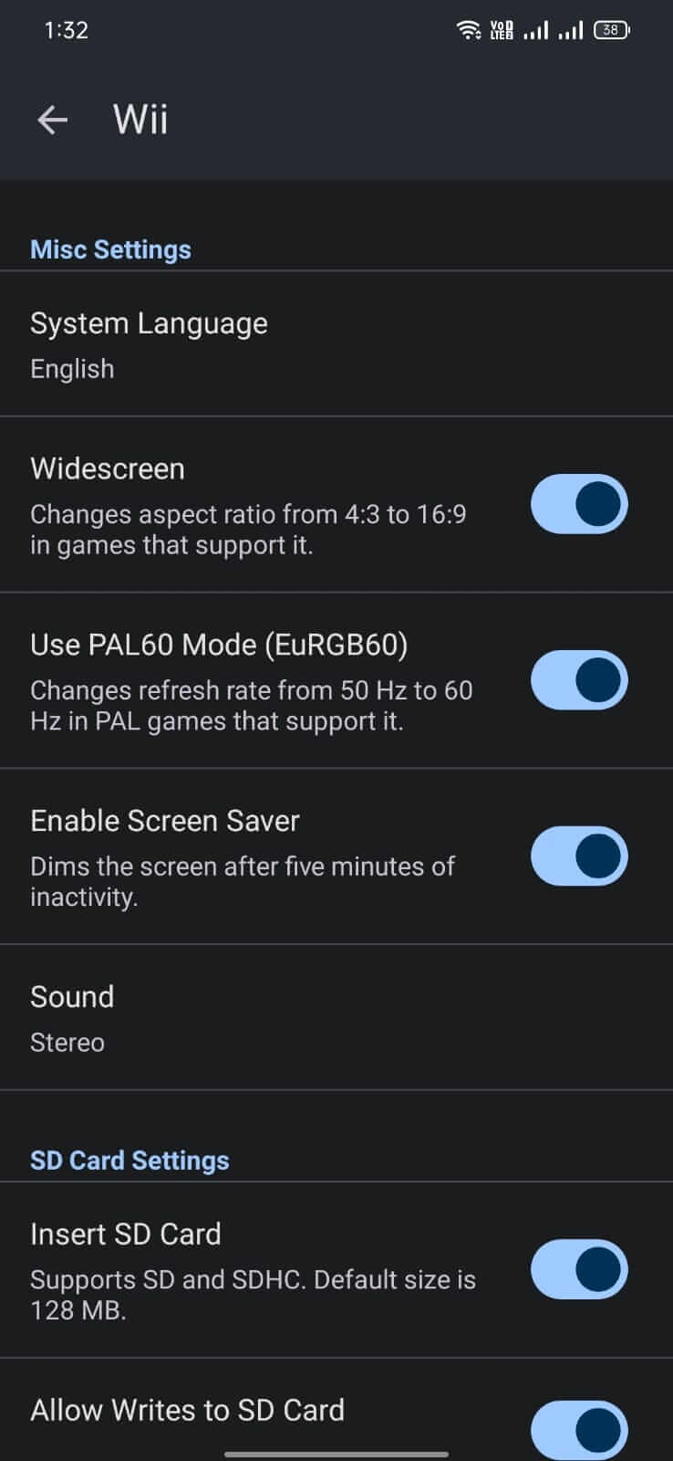 Screenshot Dolphin Emulator APK