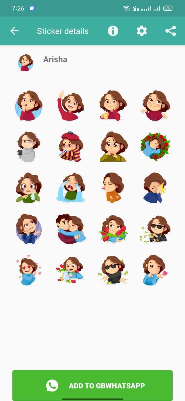 Screenshot GBStickers APK