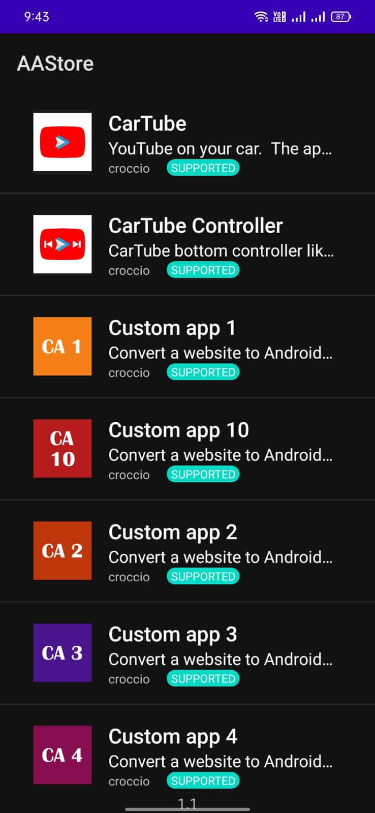 Screenshot AAStore APK 2.1 untuk Android