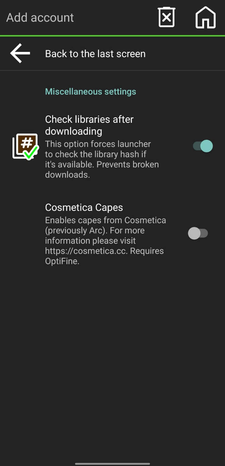 Screenshot PojavLauncher APK