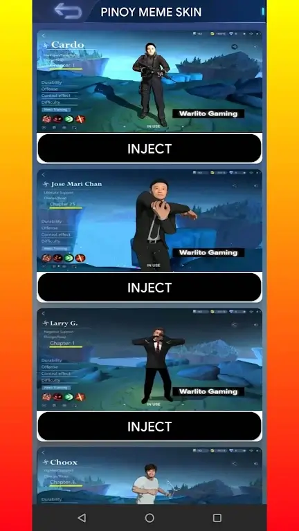 Screenshot Warlito Tools APK