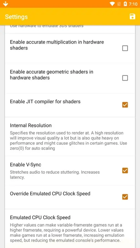 Screenshot Citra Emulator APK