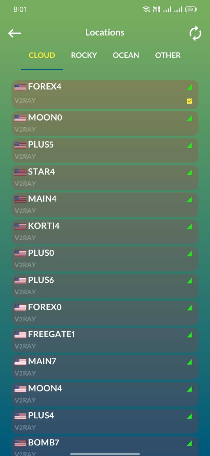 Screenshot Shenzo VPN APK v9