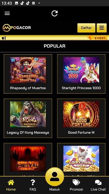 Screenshot MPOGACOR APK v7.1