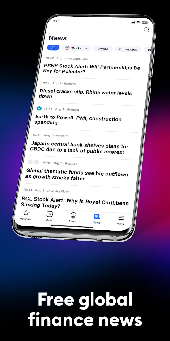 Screenshot TradingView APK