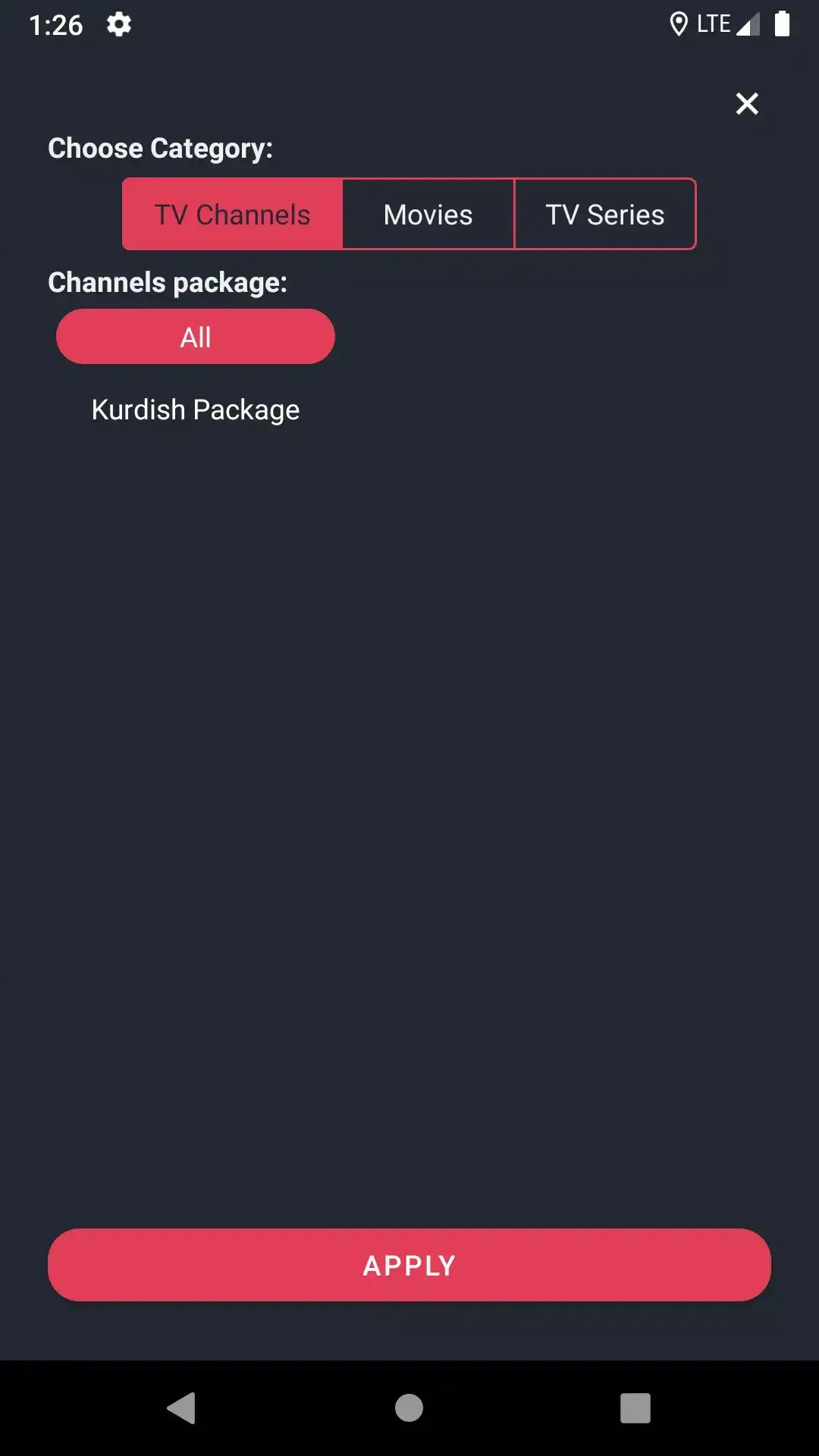 Screenshot MyTV+ APK